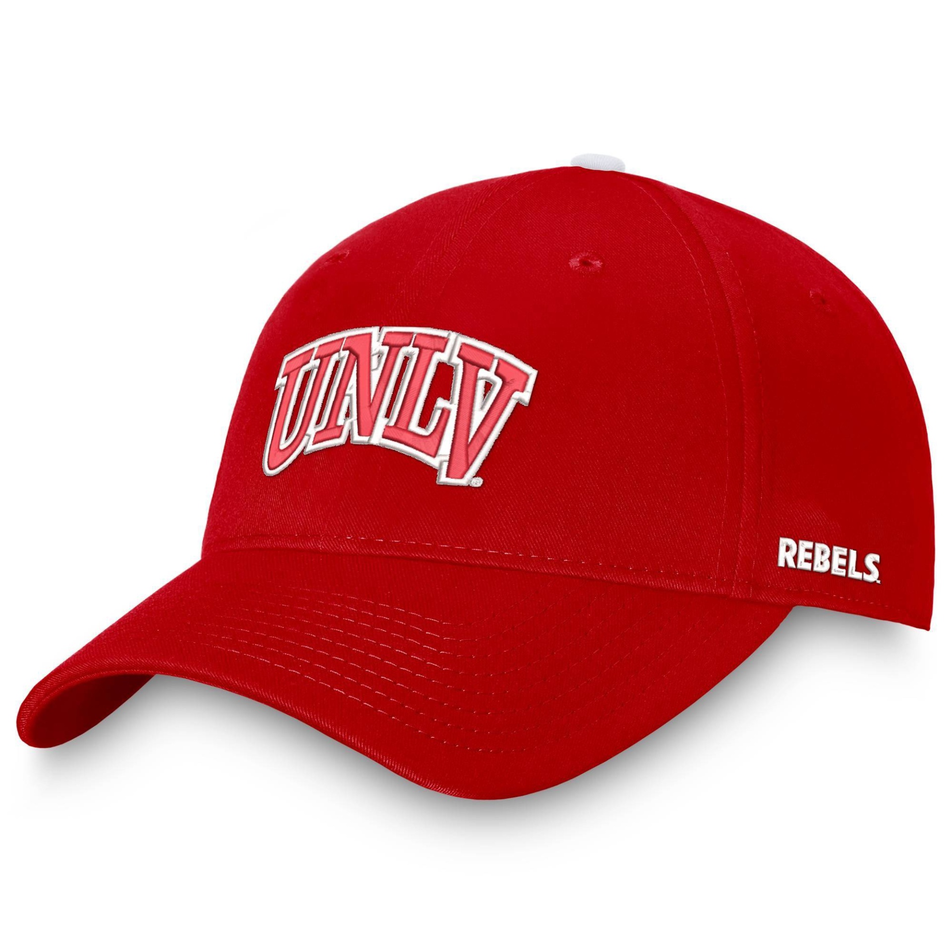 slide 1 of 4, NCAA UNLV Rebels Men's Comp Structured Brushed Cotton Hat, 1 ct