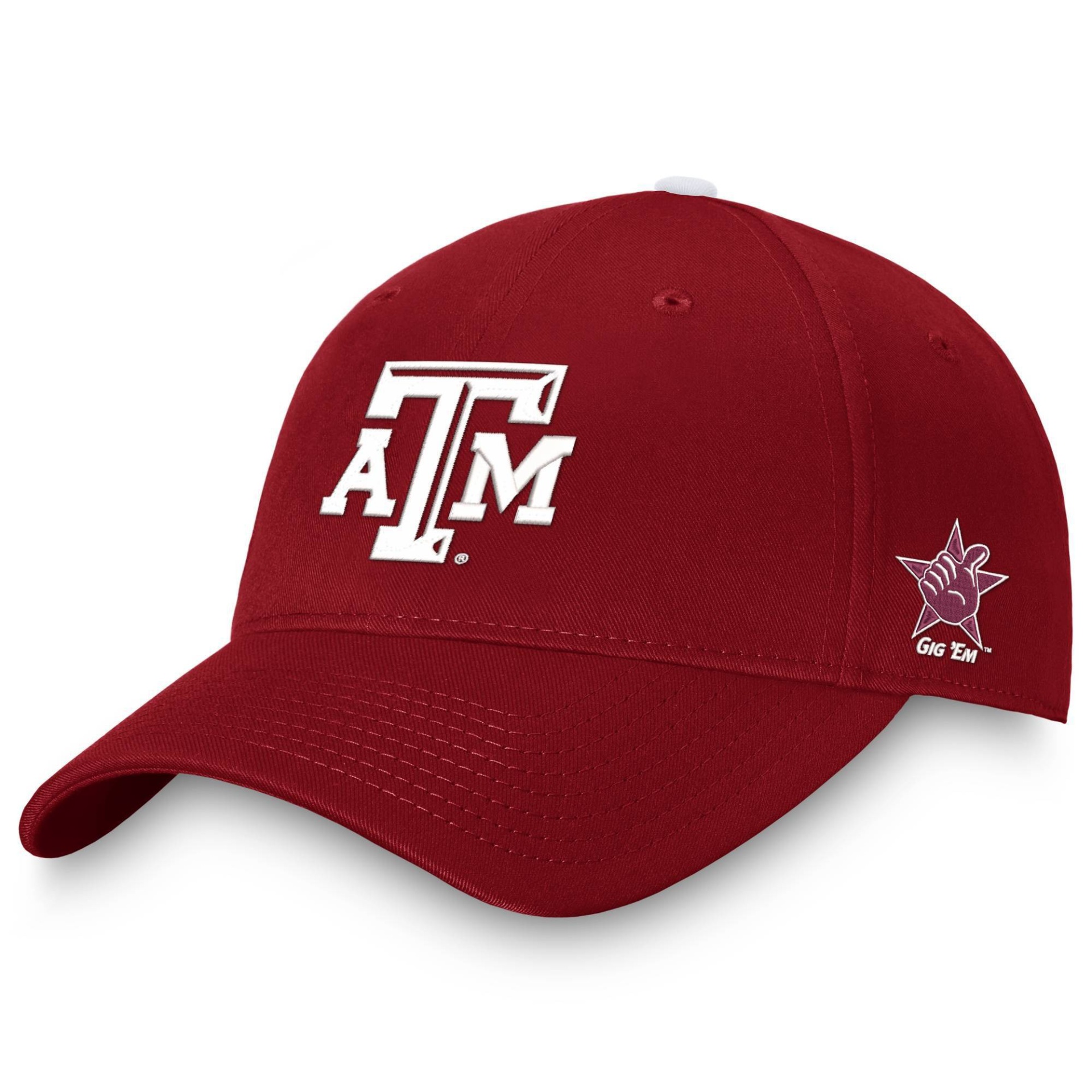 slide 1 of 4, NCAA Texas A&M Aggies Men's Comp Structured Brushed Cotton Hat, 1 ct