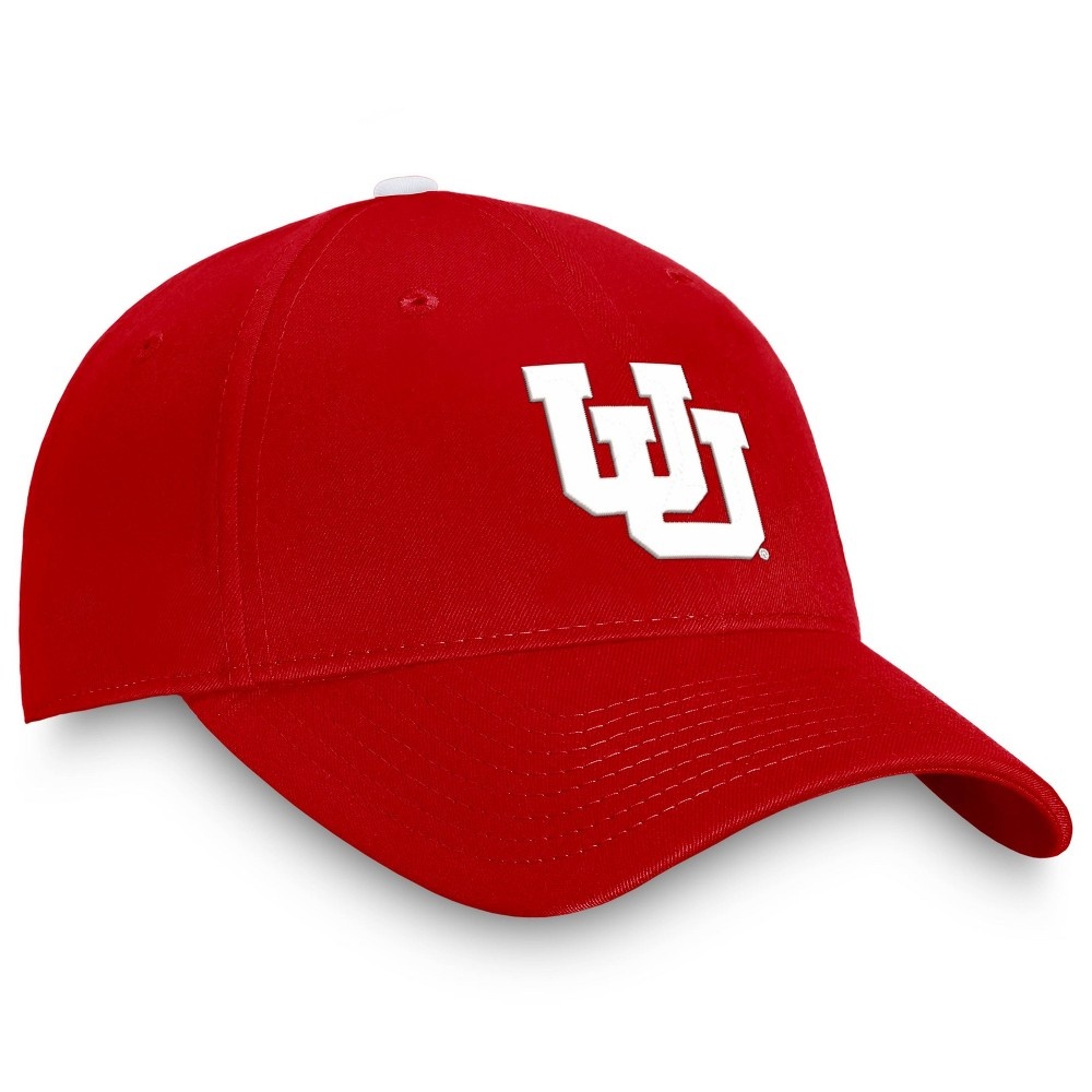 slide 4 of 4, NCAA Utah Utes Men's Comp Structured Brushed Cotton Hat, 1 ct