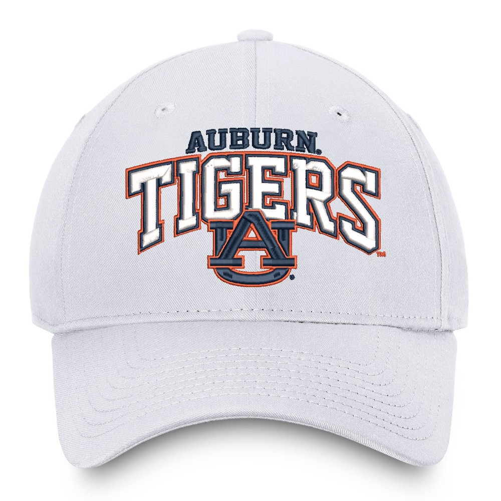 slide 3 of 4, NCAA Auburn Tigers Men's Ringleader White Structured Cotton Twill Hat, 1 ct
