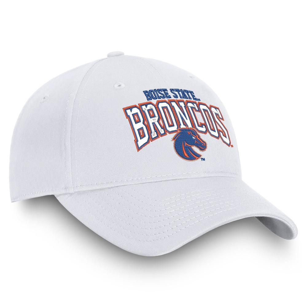 slide 4 of 4, NCAA Boise State Broncos Men's Ringleader White Structured Cotton Twill Hat, 1 ct