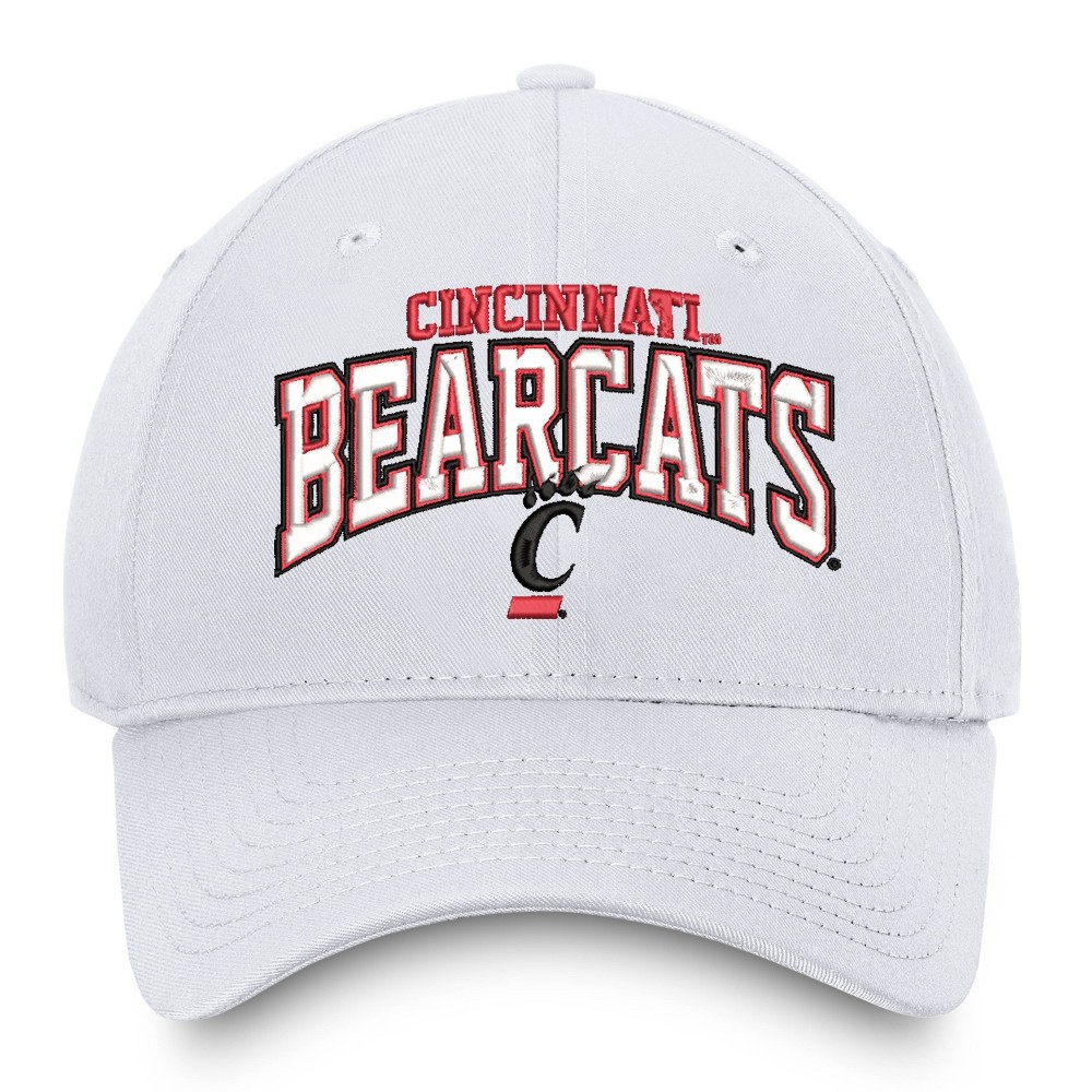 slide 3 of 4, NCAA Cincinnati Bearcats Men's Ringleader White Structured Cotton Twill Hat, 1 ct