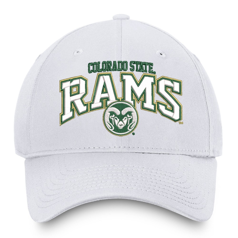 slide 3 of 4, NCAA Colorado State Rams Men's Ringleader White Structured Cotton Twill Hat, 1 ct