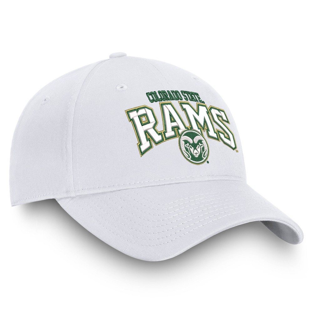 slide 4 of 4, NCAA Colorado State Rams Men's Ringleader White Structured Cotton Twill Hat, 1 ct