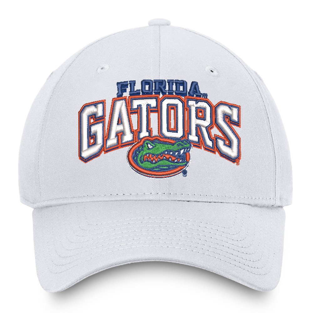 slide 3 of 4, NCAA Florida Gators Men's Ringleader White Structured Cotton Twill Hat, 1 ct