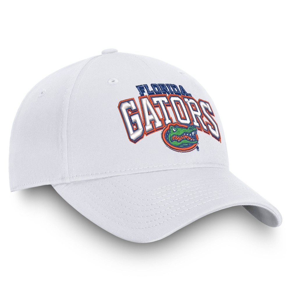 slide 4 of 4, NCAA Florida Gators Men's Ringleader White Structured Cotton Twill Hat, 1 ct