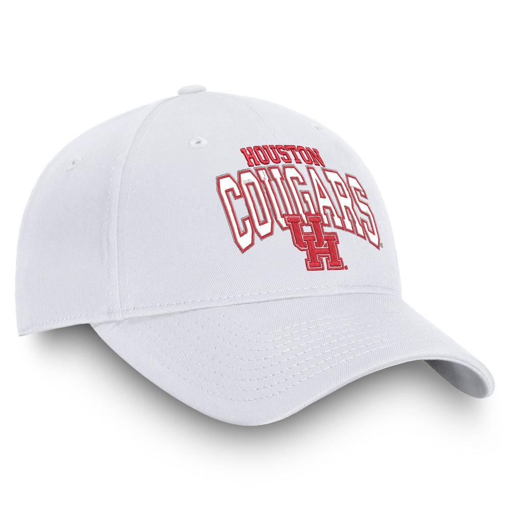 slide 4 of 4, NCAA Houston Cougars Men's Ringleader White Structured Cotton Twill Hat, 1 ct