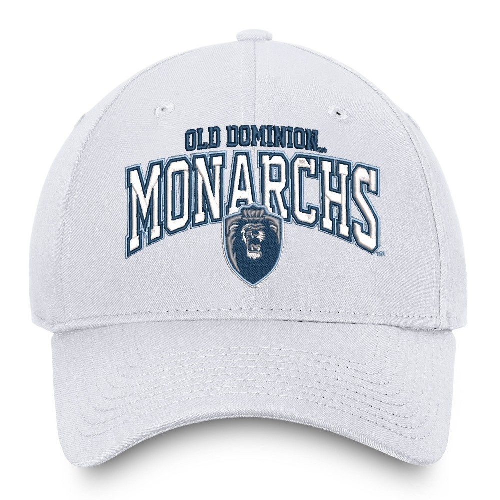 slide 3 of 4, NCAA Old Dominion Monarchs Men's Ringleader White Structured Cotton Twill Hat, 1 ct