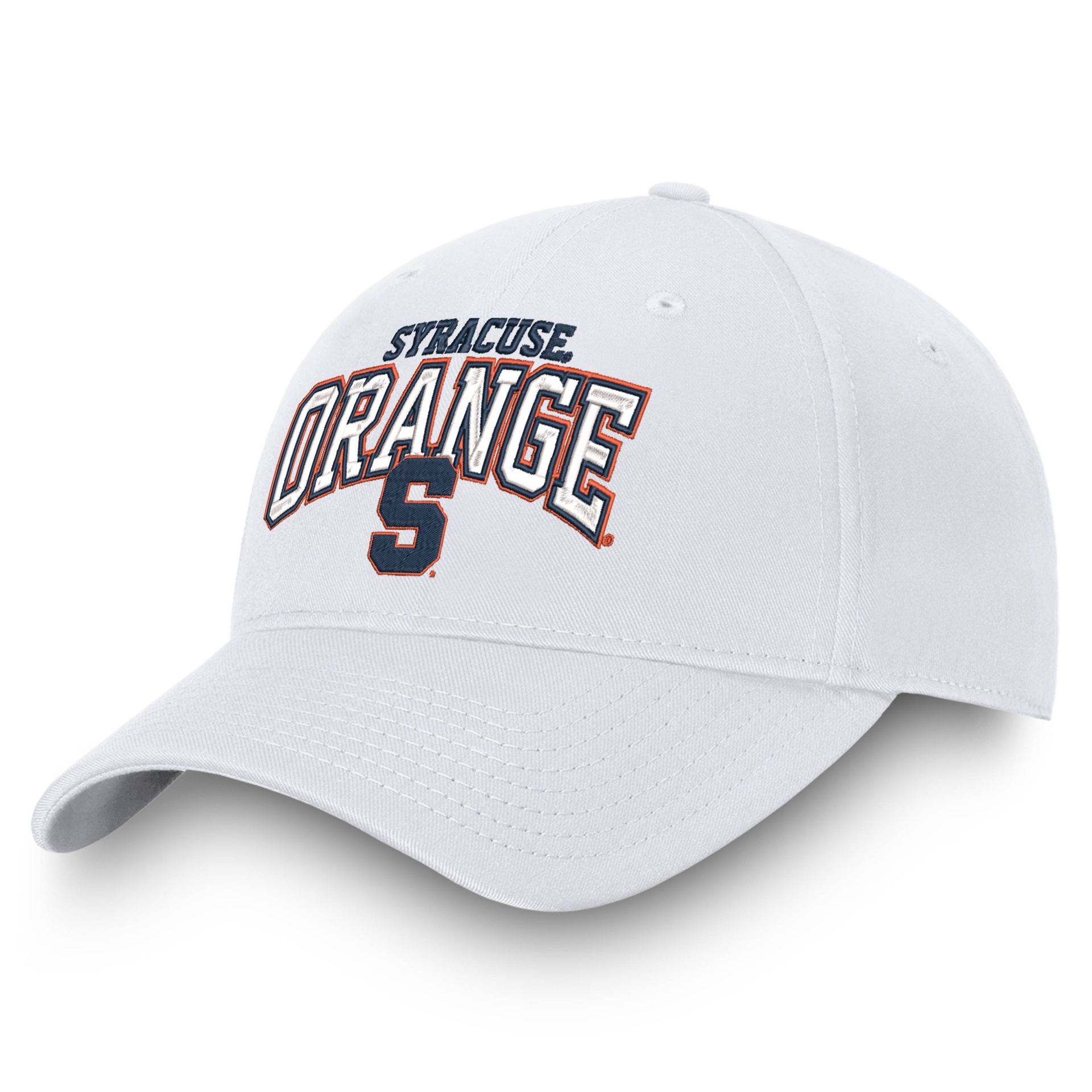 slide 1 of 4, NCAA Syracuse Orange Men's Ringleader White Structured Cotton Twill Hat, 1 ct