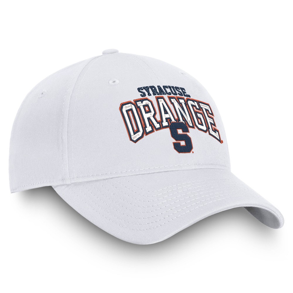 slide 4 of 4, NCAA Syracuse Orange Men's Ringleader White Structured Cotton Twill Hat, 1 ct