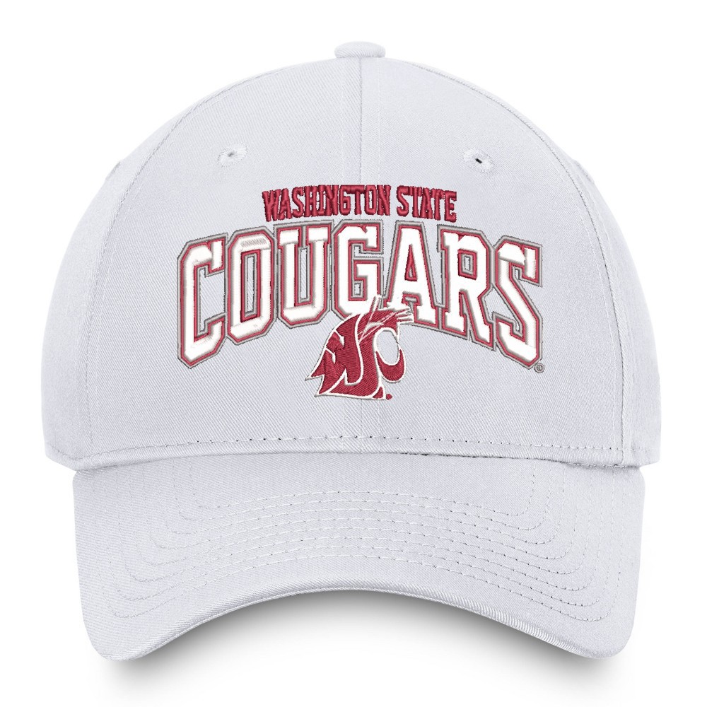 slide 3 of 4, NCAA Washington State Cougars Men's Ringleader White Structured Cotton Twill Hat, 1 ct