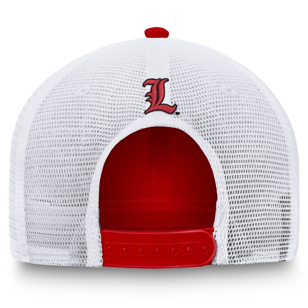 slide 2 of 4, NCAA Louisville Cardinals Youth Restless White Structured Twill with Hard Mesh Hat, 1 ct