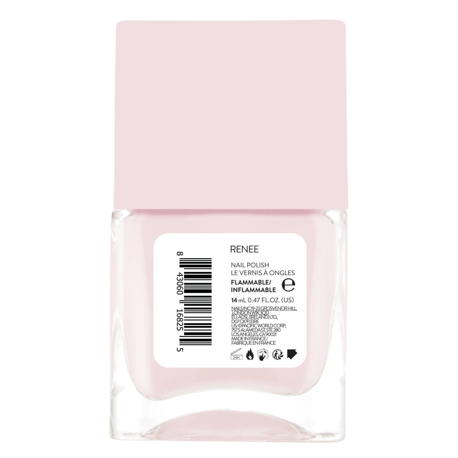 slide 2 of 2, Nails Inc. Go Top Less Renee Nail Polish - Nude Creme - 0.47 fl oz, 0.47 fl oz