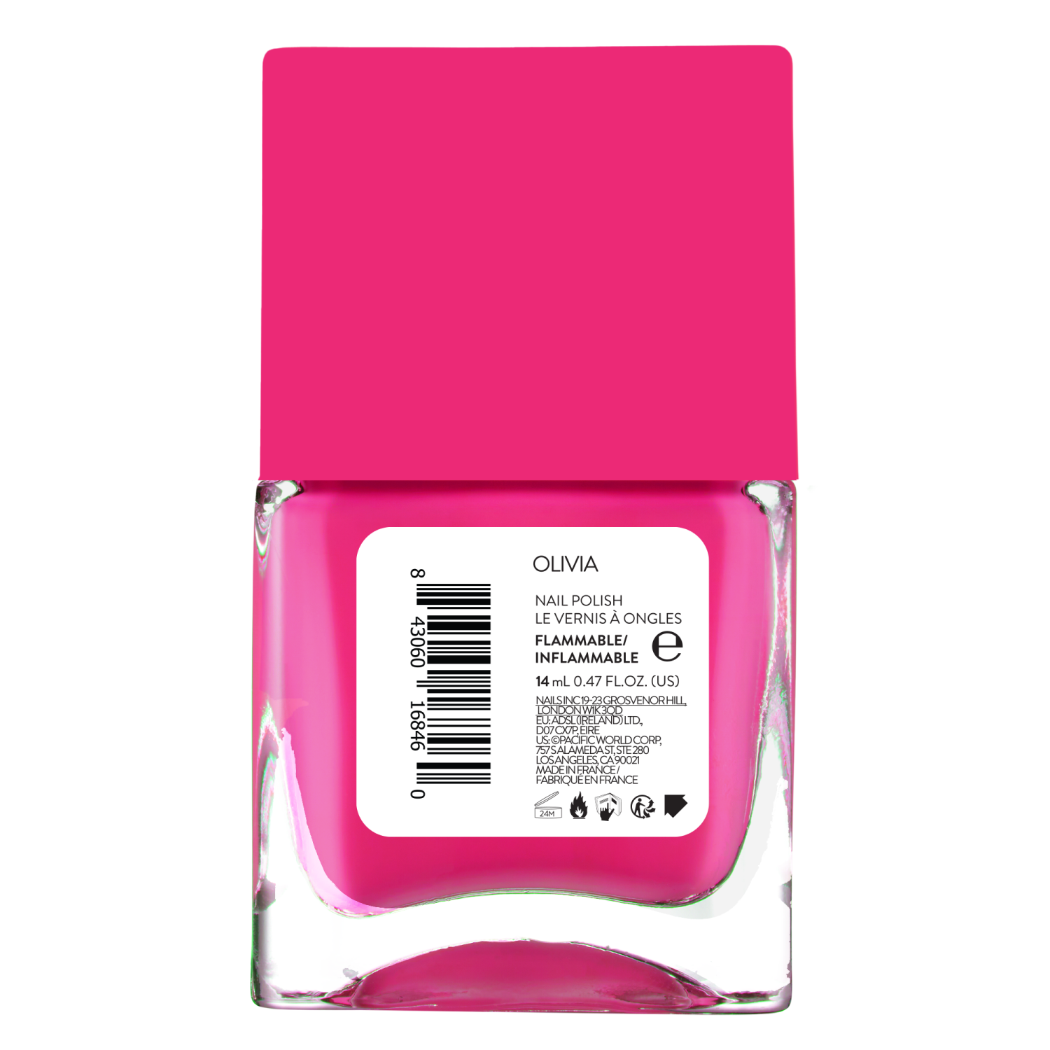 slide 2 of 2, Nails Inc Its Topless 1 Step Gel Nail Polish - Olivia, 1 ct