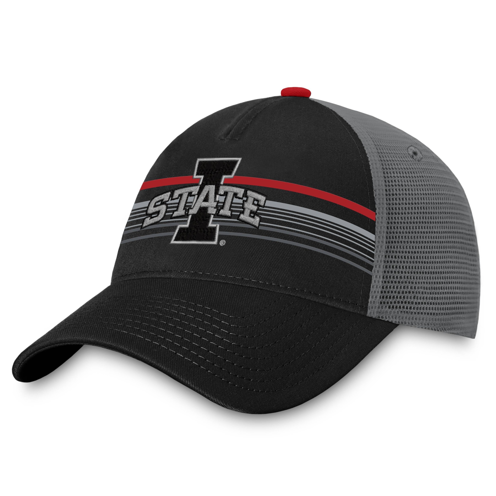 slide 1 of 2, NCAA Iowa State Cyclones Men's Odyssey Black Structured Cotton with Hard Mesh Hat, 1 ct