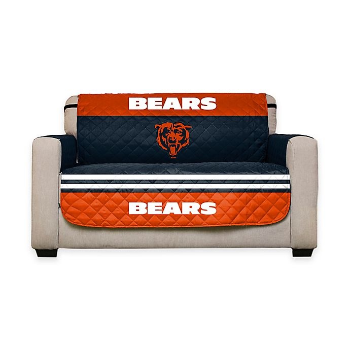 slide 1 of 2, NFL Chicago Bears Love Seat Cover, 1 ct