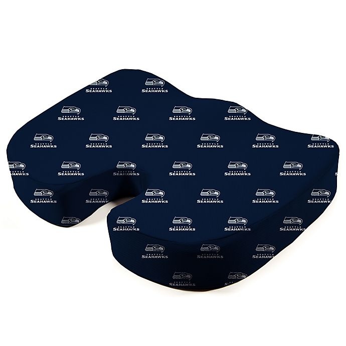 slide 1 of 1, NFL Seattle Seahawks Memory Foam Seat Cushion, 1 ct