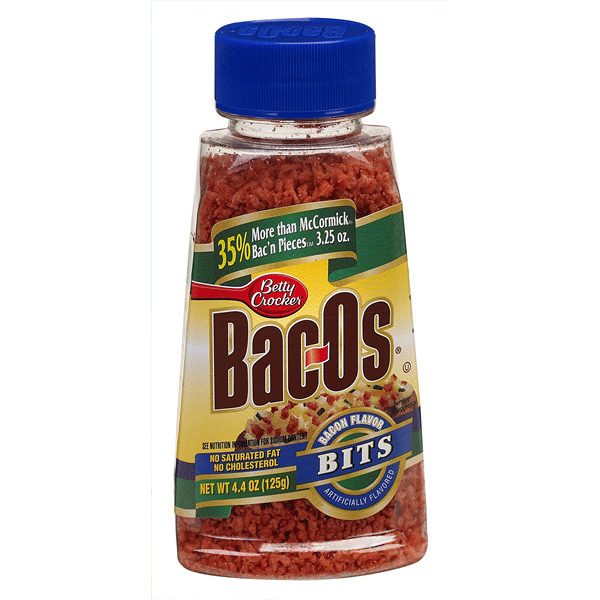 slide 1 of 1, Betty Crocker Bac-Os Bacon Flavored Bits, 3.25 oz