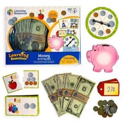 Learning Resources Money Activity Set - 102pc, Play Money for Kids, Back to School Must-Have Supplies, Ages 5+