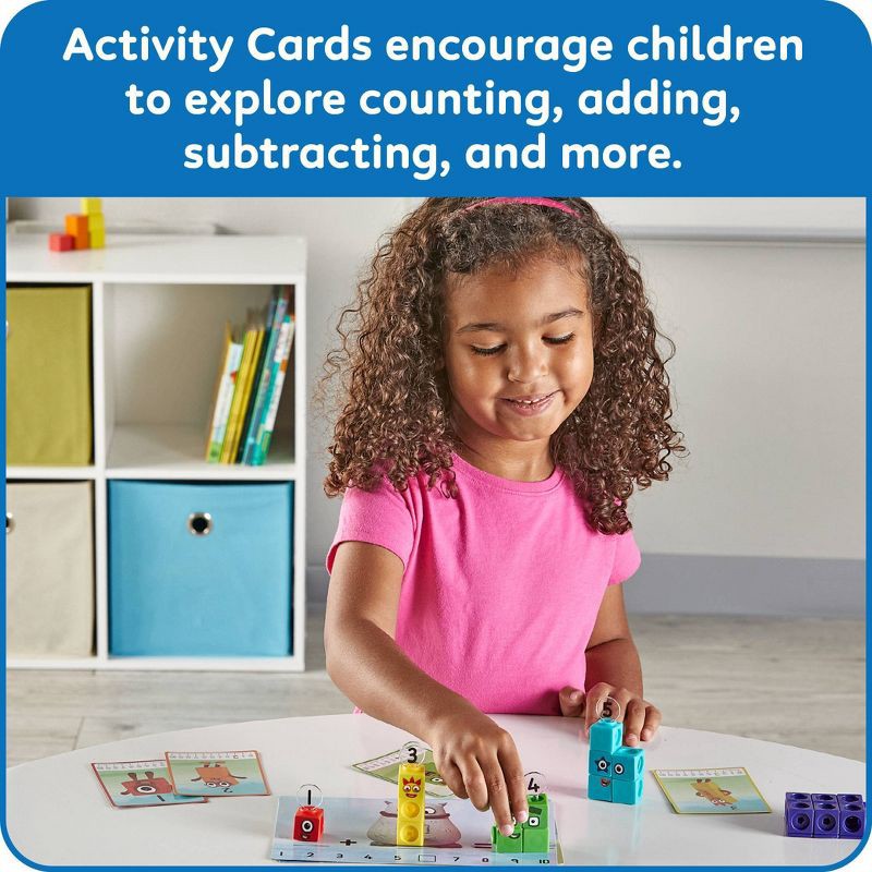slide 5 of 7, Hand2Mind Numberblocks MathLink Cubes 1-10 Activity Set, Teacher Supplies, 1 ct