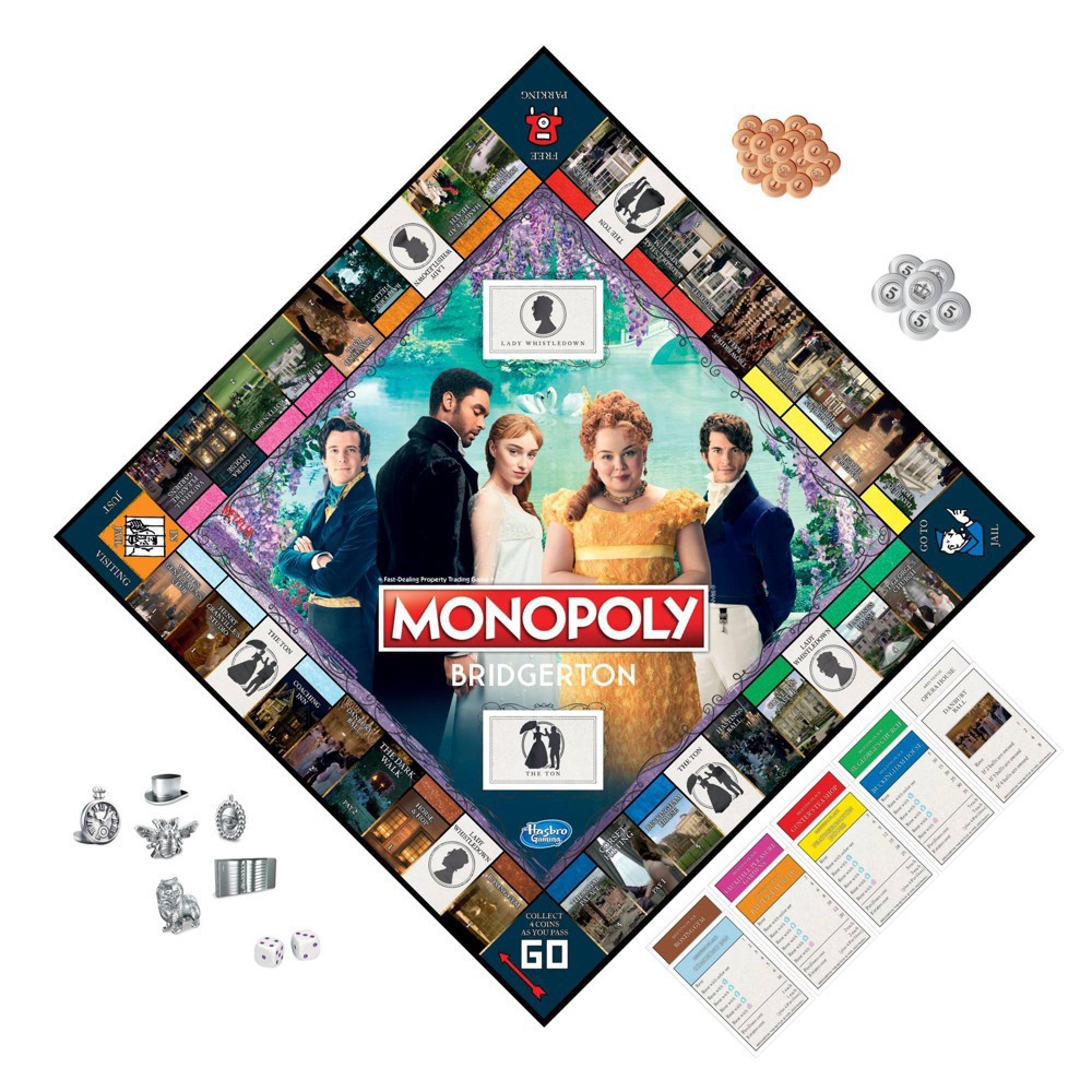 slide 2 of 8, Monopoly Game: Bridgerton Edition, 1 ct