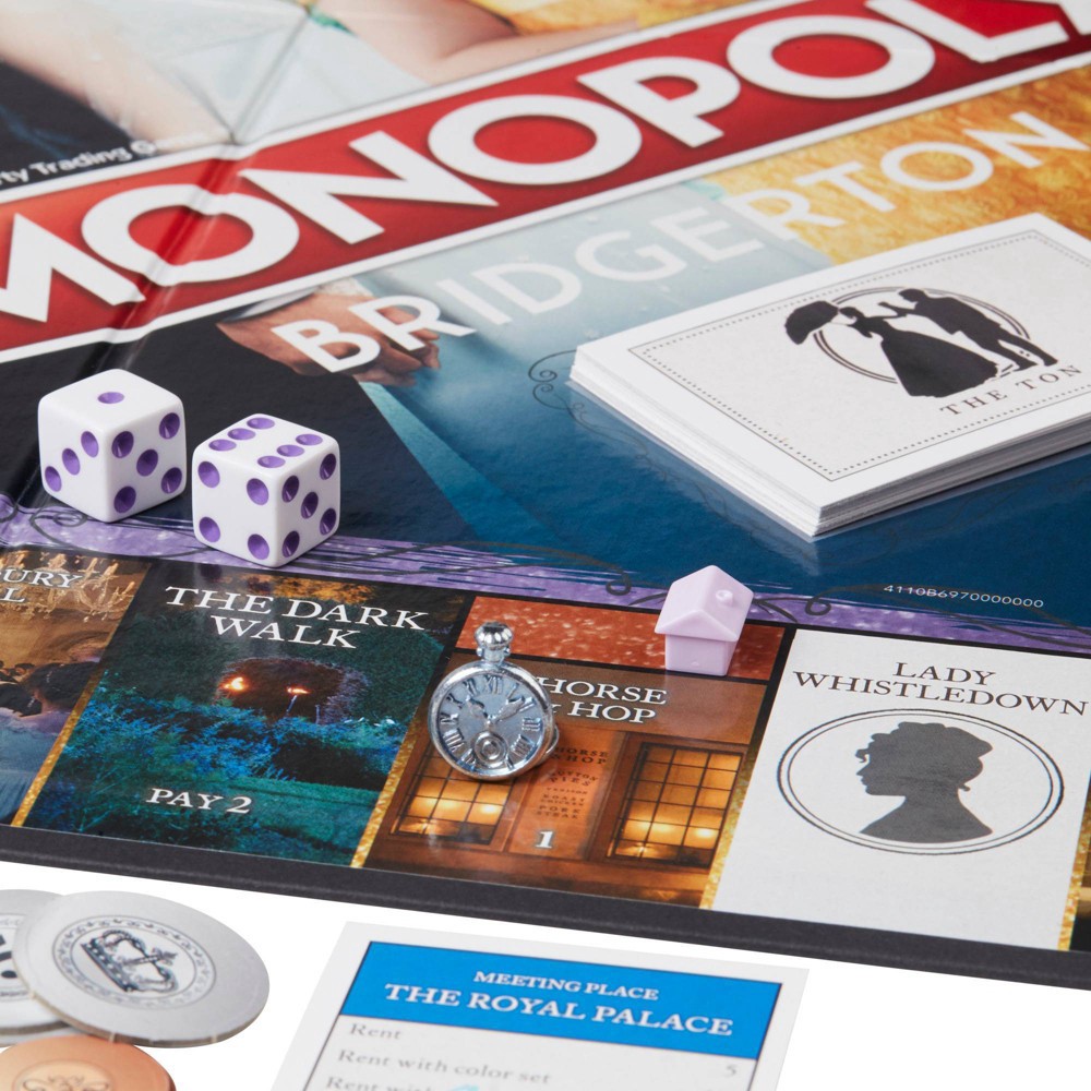 slide 5 of 8, Monopoly Game: Bridgerton Edition, 1 ct