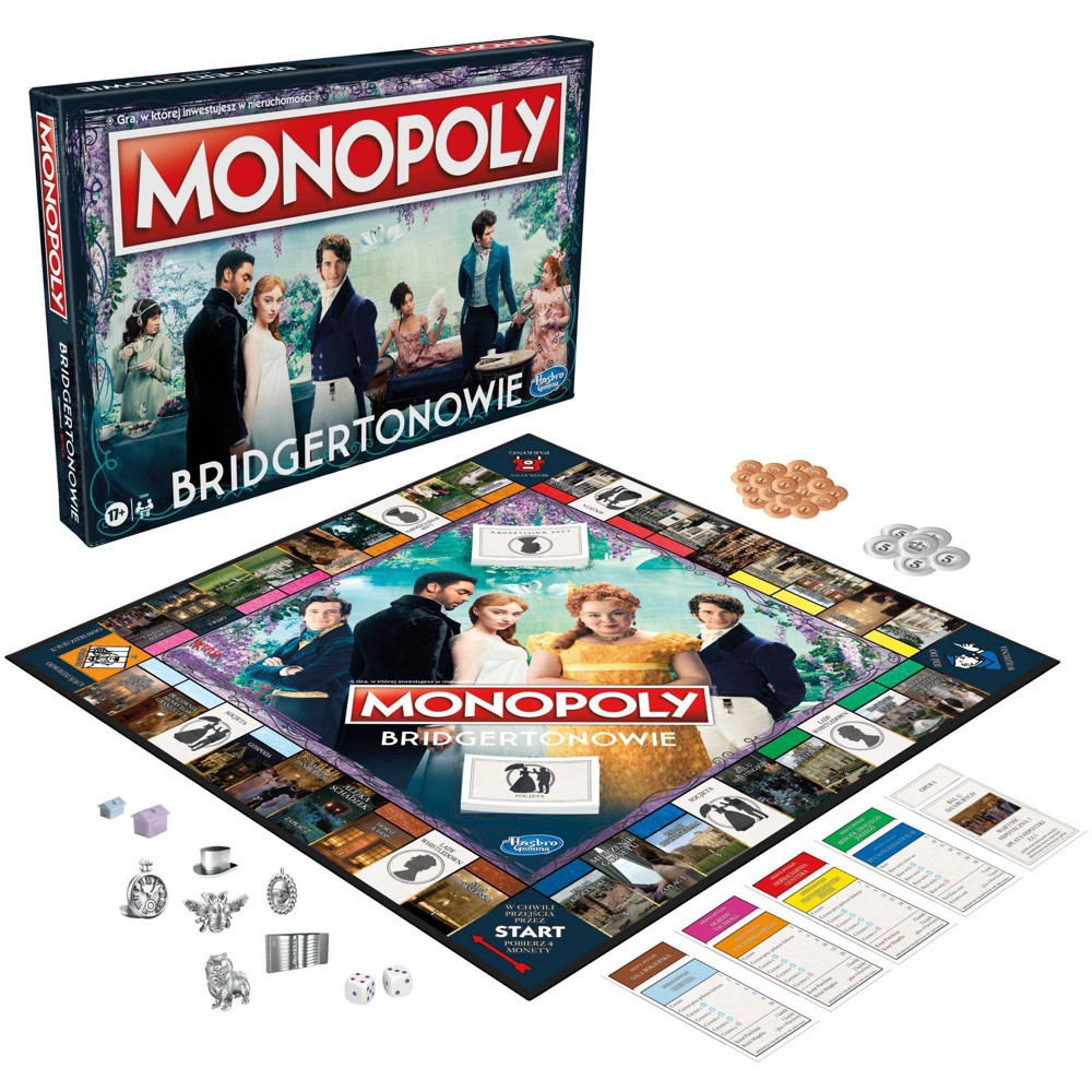 slide 6 of 8, Monopoly Game: Bridgerton Edition, 1 ct