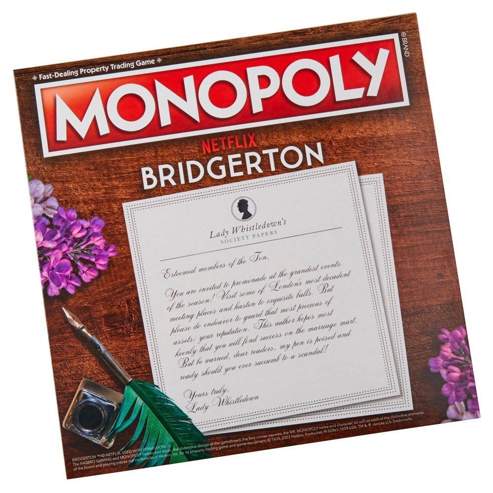 slide 7 of 8, Monopoly Game: Bridgerton Edition, 1 ct