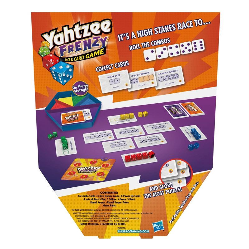 slide 5 of 8, Yahtzee Frenzy Dice & Card Game, 1 ct