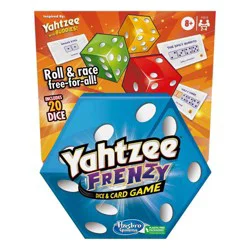 Hasbro Gaming Yahtzee Frenzy Dice & Card Game