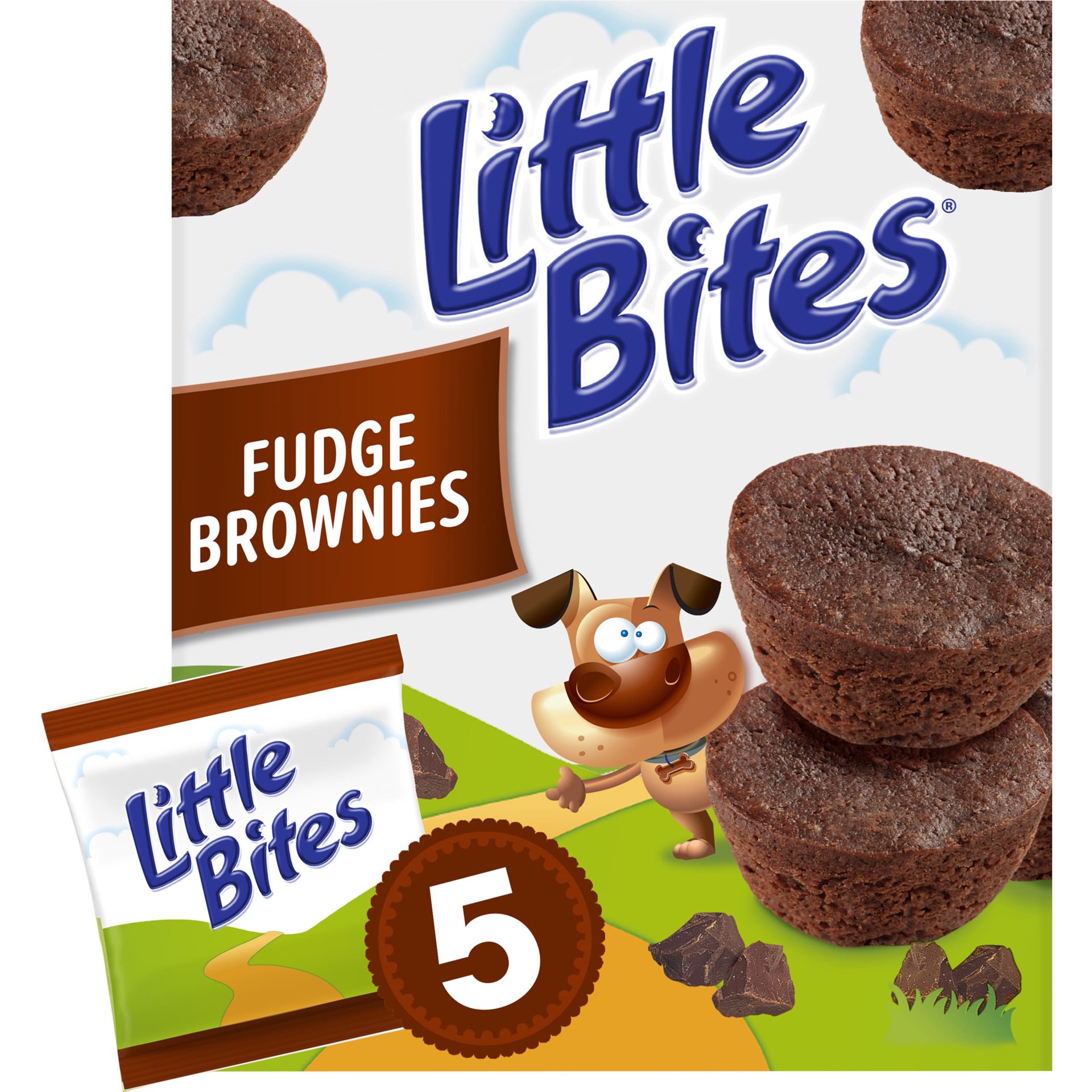 slide 1 of 14, Entenmann's Little Bites Fudge Brownies, 5 packs, 9 oz, 5 ct