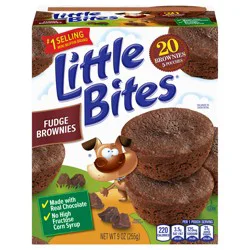 Entenmann's Little Bites Fudge Brownies, 5 packs, 9 oz