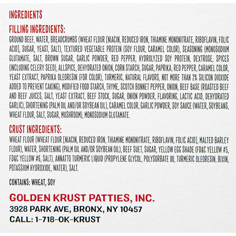 slide 5 of 5, Golden Krust Jamaican Style Spicy Beef Frozen Patties - 9oz/2ct, 2 ct; 9 oz