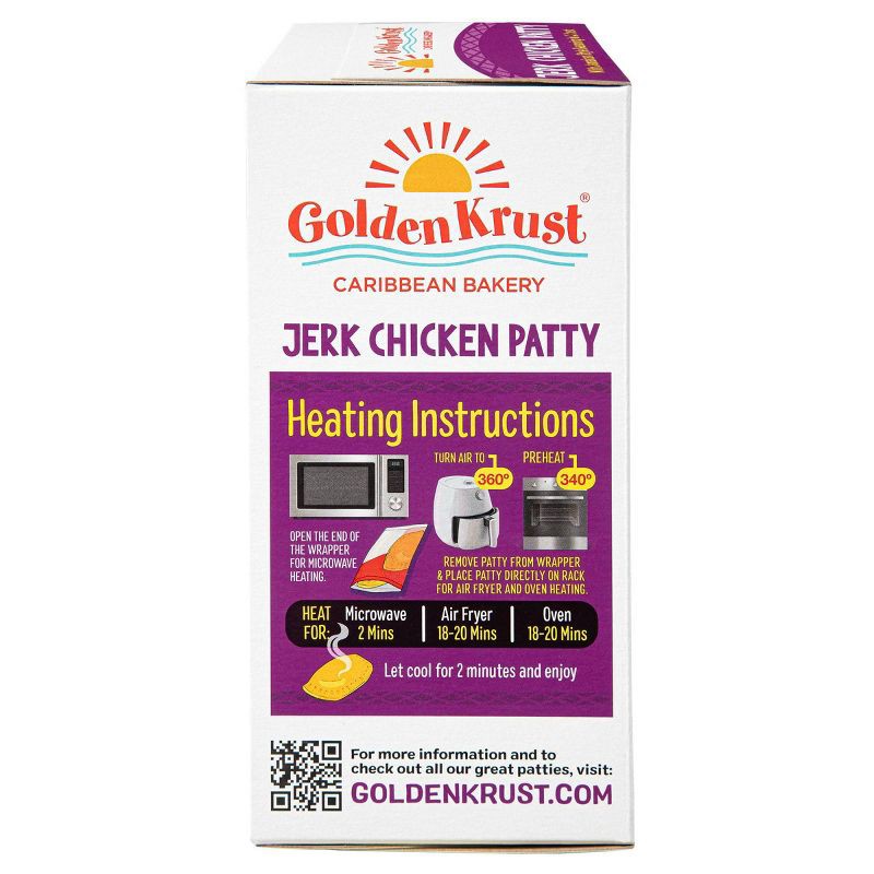 slide 3 of 5, Golden Krust Jamaican Style Jerk Chicken Frozen Patties - 9oz/2ct, 2 ct; 9 oz
