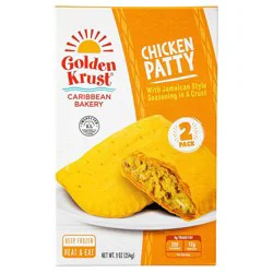 Golden Krust Jamaican Style Chicken Frozen Patties - 9oz/2ct