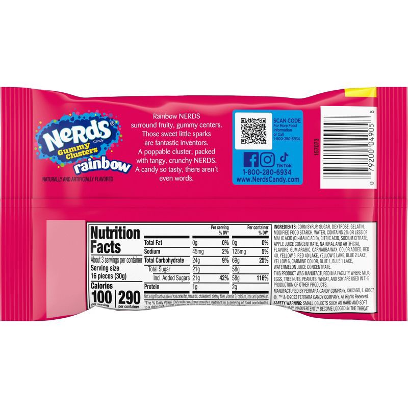 slide 10 of 10, Nerds Gummy Clusters Candy - 3oz, 3 oz