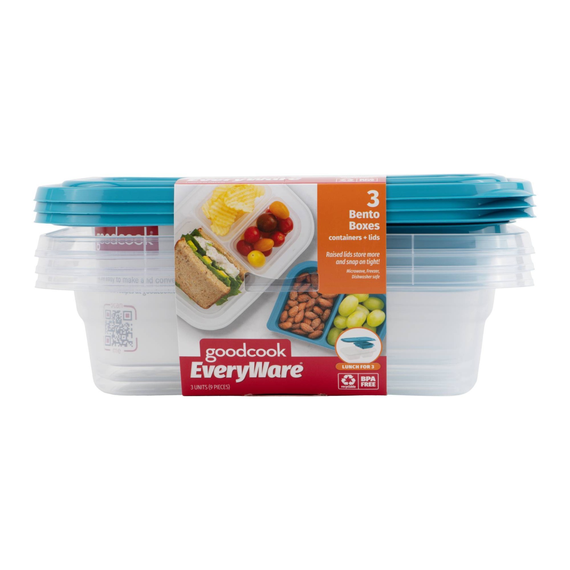 Goodcook Everyware Bento Box - 3ct : Target