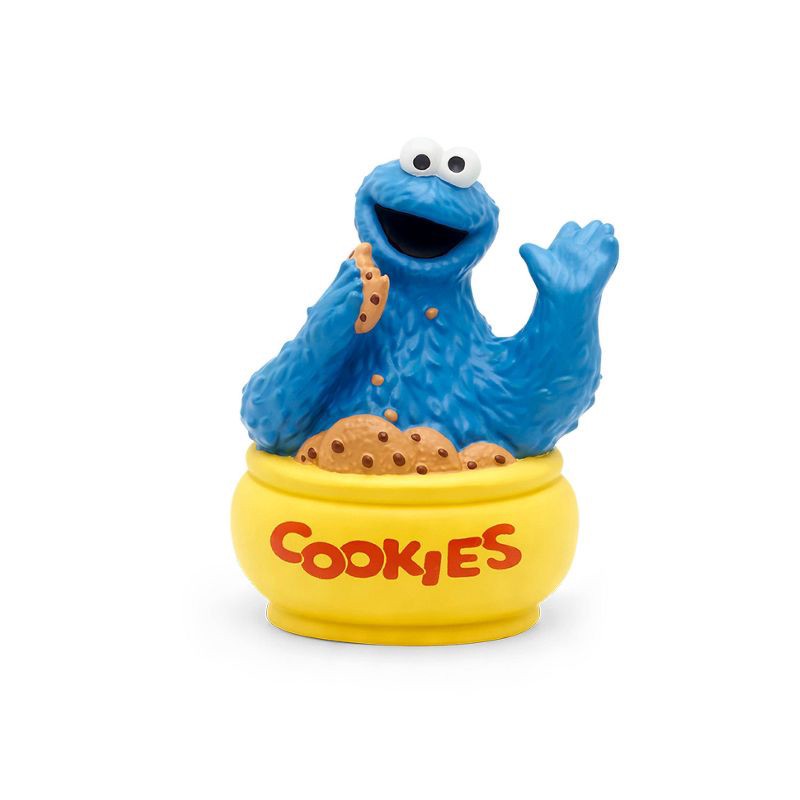 slide 2 of 7, tonies Sesame Street Cookie Monster Tonie Figurine: PVC Material, Music Learning System, Digital Music Player Accessory, 1 ct