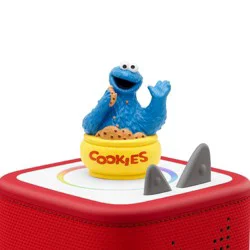 tonies Sesame Street Cookie Monster Tonie Figurine: PVC Material, Music Learning System, Digital Music Player Accessory