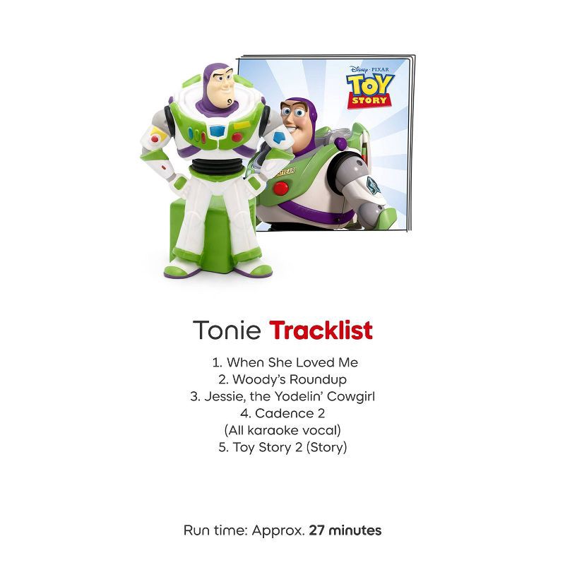 slide 6 of 7, tonies Disney Pixar Toy Story 2 Buzz Lightyear Tonie Figurine: Learning System Accessory, Toy Story Characters, 1 ct