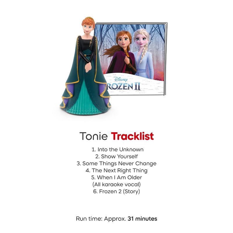 slide 6 of 7, tonies Disney Frozen II Anna Tonie Figurine: Music Player Character, PVC, Requires Starter Set, 1 ct