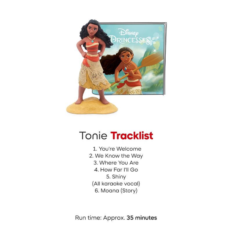 slide 6 of 7, tonies Disney Moana Tonie Figurine: Digital Learning System Accessory & PVC Material, 1 ct
