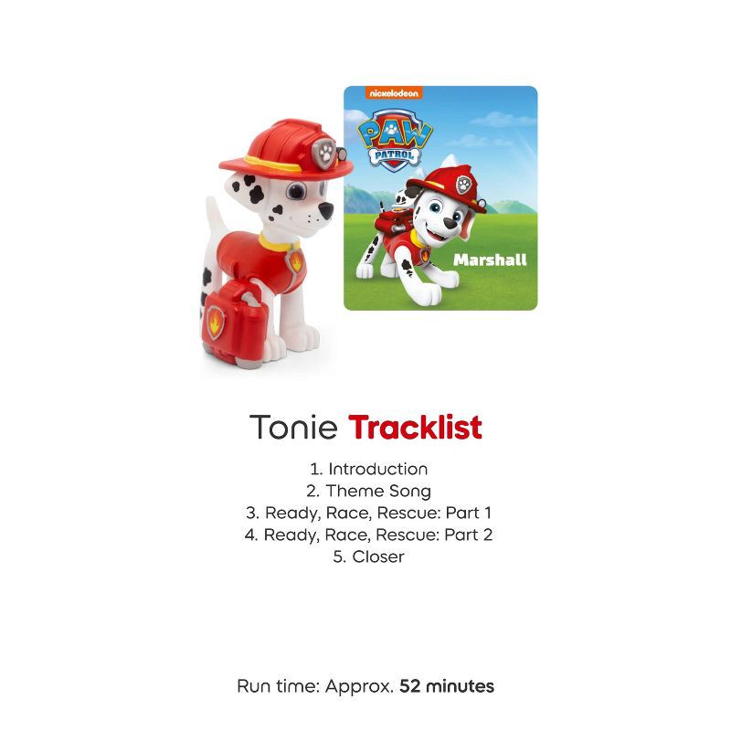 slide 6 of 7, tonies PAW Patrol: Marshall Tonie Figurine, 1 ct