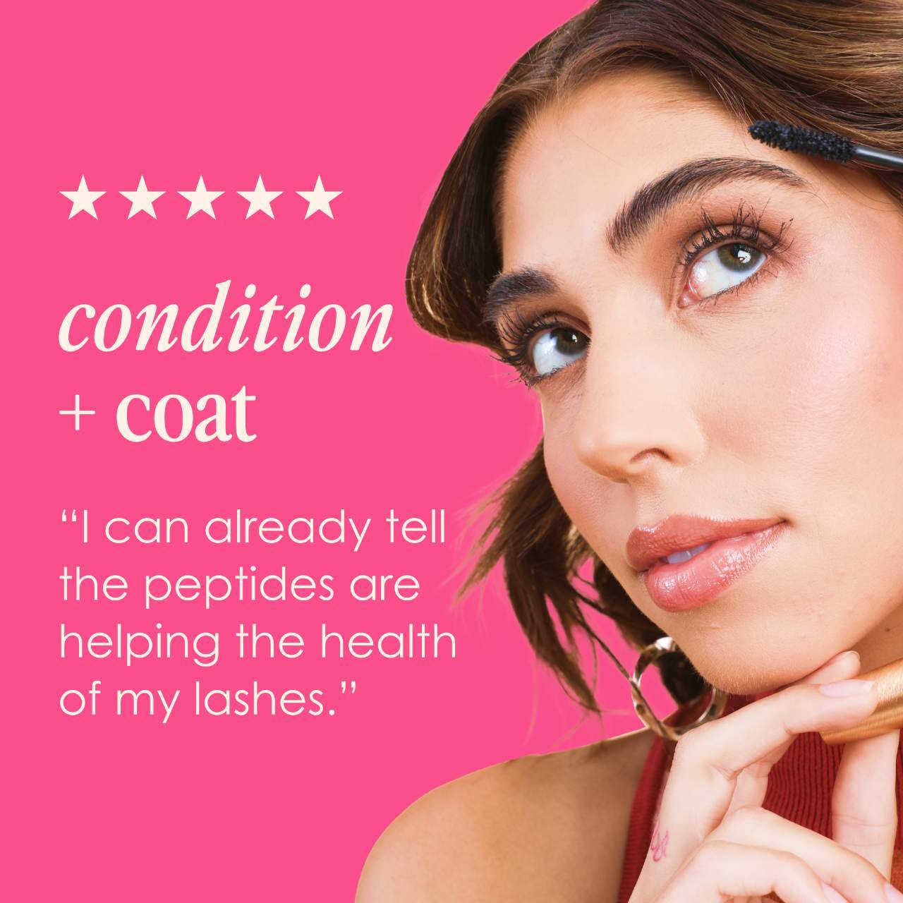 slide 4 of 7, Grande Cosmetics GrandeMASCARA Conditioning Peptide Mascara Black, 0.21 oz/ 6 gram