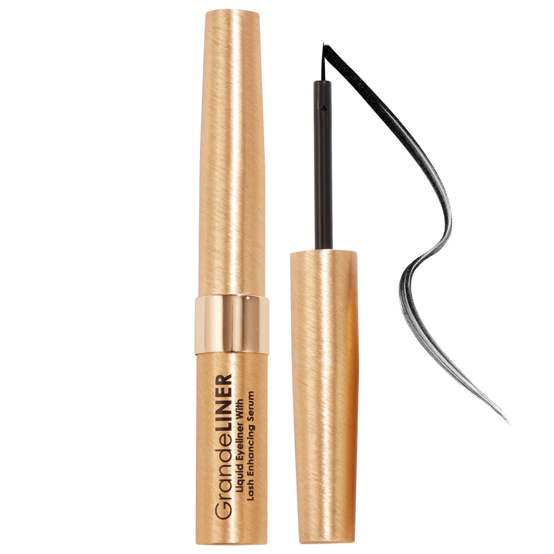 slide 1 of 1, Grande Cosmetics GrandeLINER Liquid Eyeliner with Lash Enhancing Serum .05 oz / 1.5 ml,