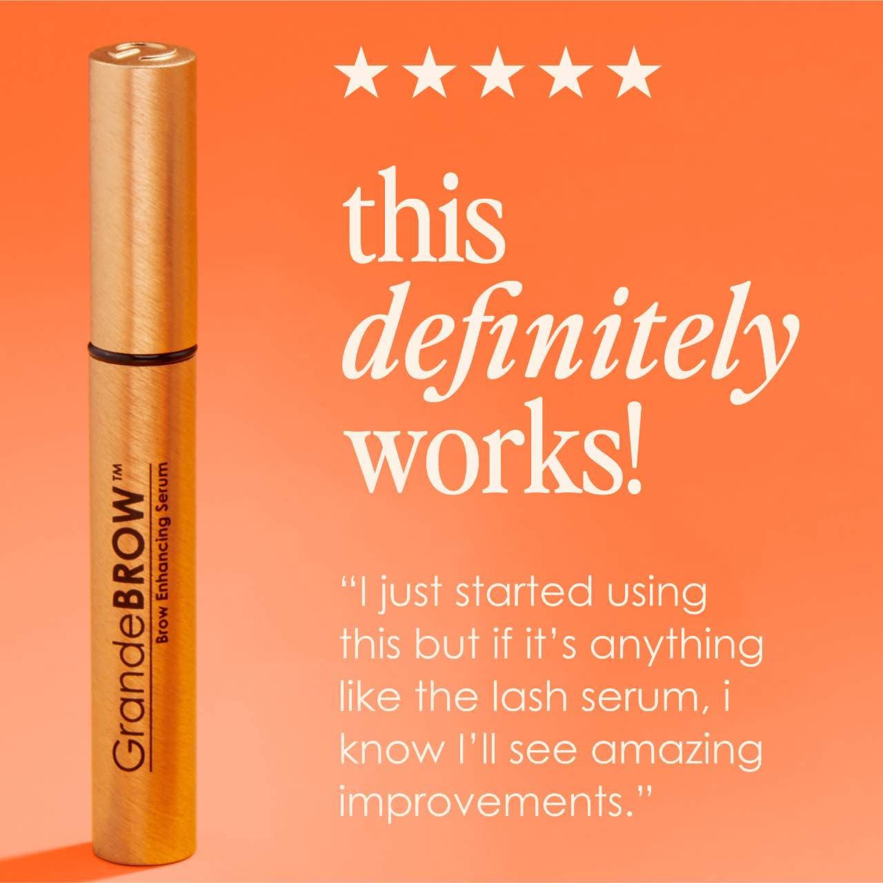 slide 6 of 9, Grande Cosmetics Mini GrandeBROW Brow Enhancing Serum 8 Week Supply, 