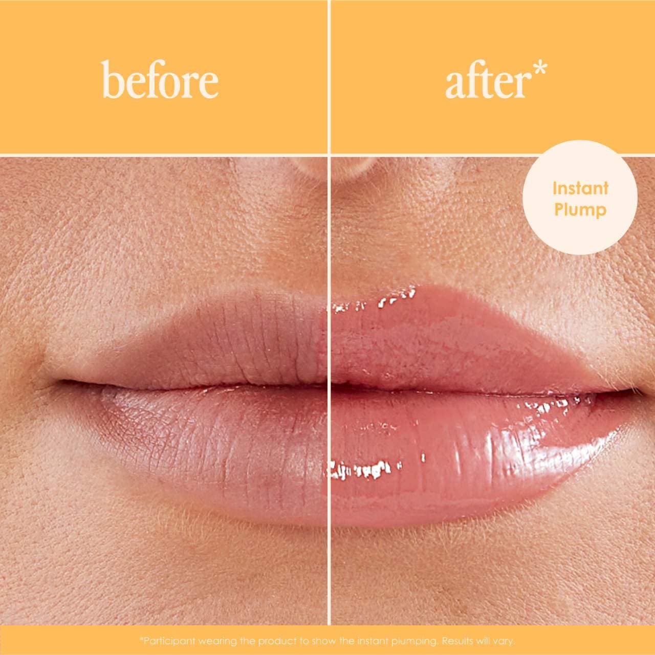 slide 2 of 8, Grande Cosmetics GrandeLIPS Hydrating Lip Plumper Gloss Clear, 