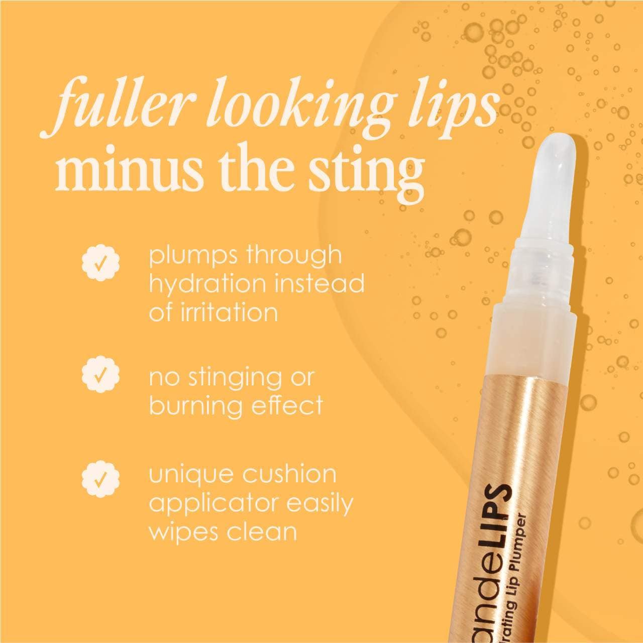 slide 5 of 8, Grande Cosmetics GrandeLIPS Hydrating Lip Plumper Gloss Clear, 
