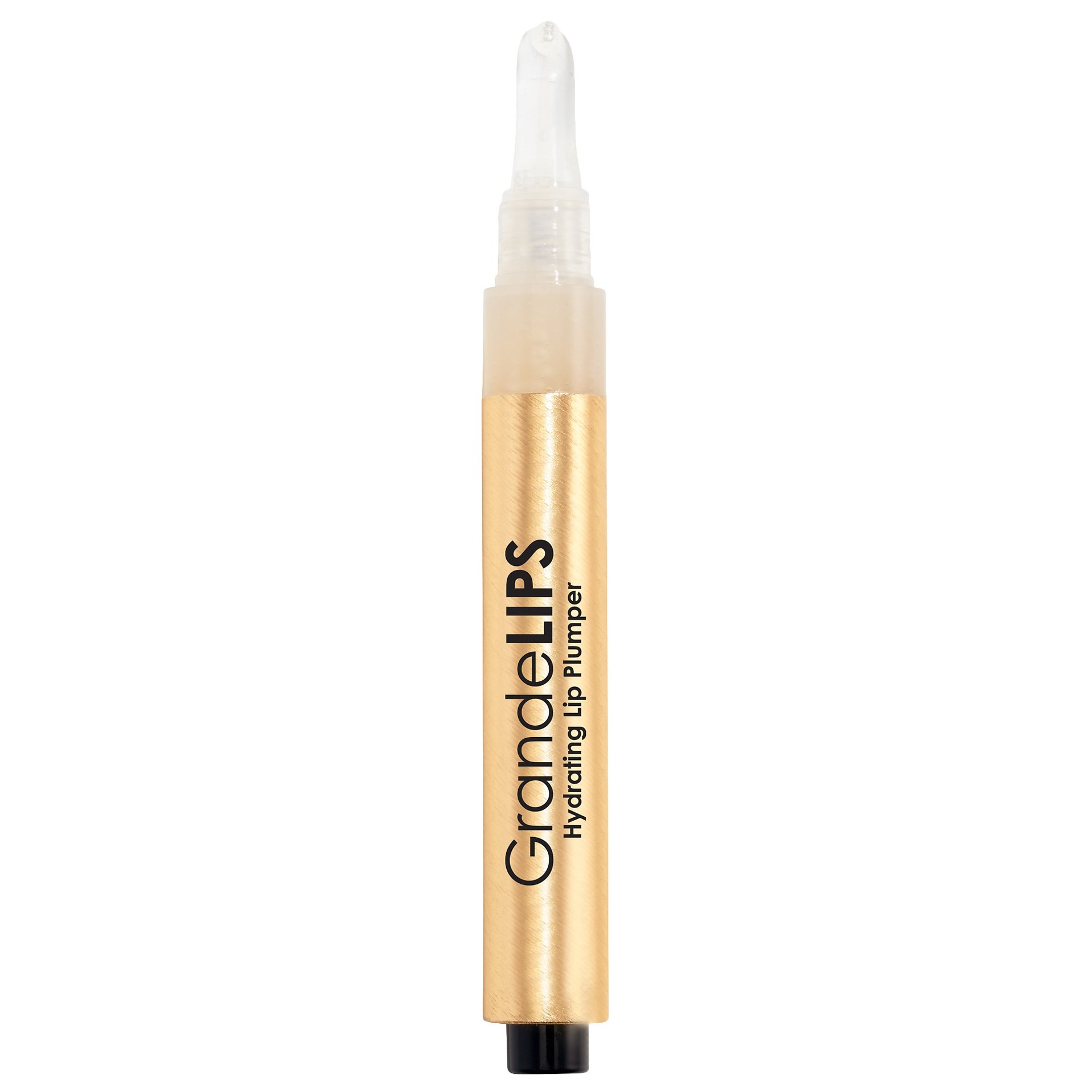 slide 1 of 7, Grande Cosmetics GrandeLIPS Hydrating Lip Plumper Gloss Clear, 0.084 oz/ 2.48 ml