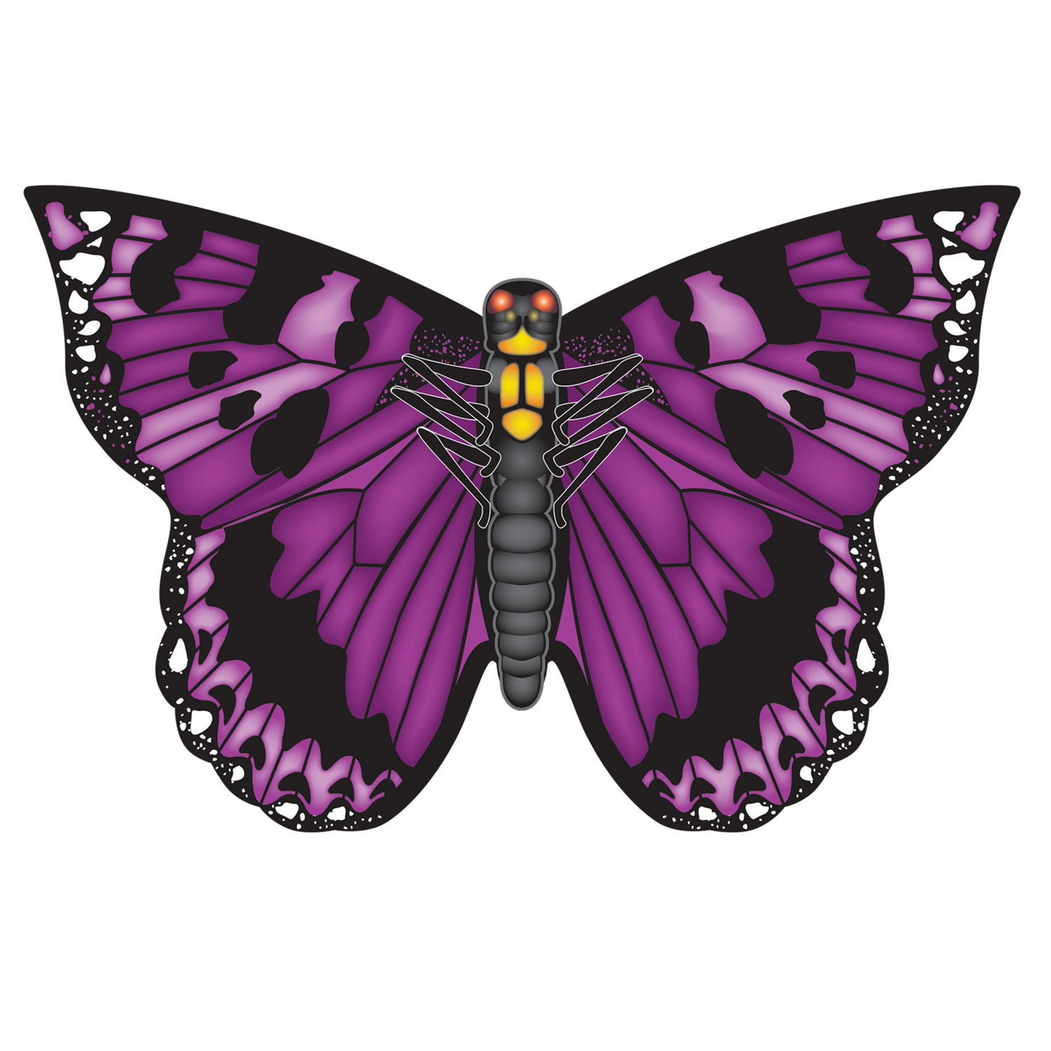 slide 2 of 5, X KITES Butterfly Nylon Kite Asst Master, 1 ct